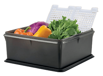 Super Caixa Tupperware com Grades  10 L Cinza