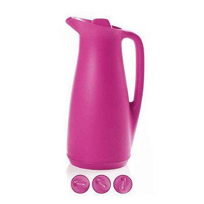 Tupperware Garrafa Térmica Rosa 1 lt