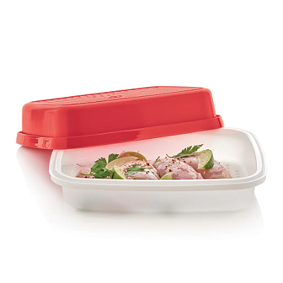 TUPPERWARE CAIXA BOM SABOR 1,2 LITRO VERMELHA