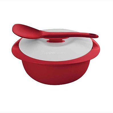 Sopeira MágicaTupperware com Colher 1,6 litros Vermelha