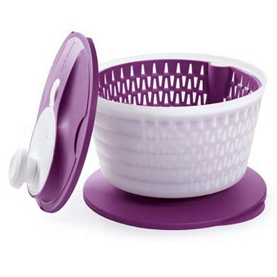 TUPPERWARE CENTRIFUGA SECA SALADA 4 L PÚRPURA