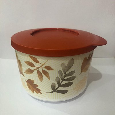 Tigela Ilúmina Folhas Secas Tupperware 800ml