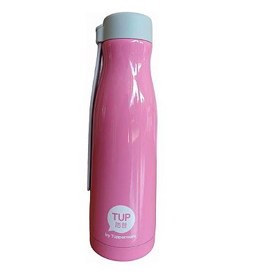 Tupperware Garrafa Térmica Slim Rosa 500ml