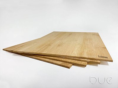 Bambu Natural 3mm - Placa 30x40cm