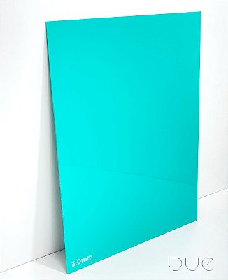 Acrílico Verde Tiffany - 400x300x3mm