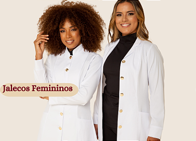 Jaleco Feminino para área da saúde e estética