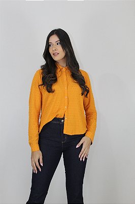 Camisete manga longa listra maquinetada