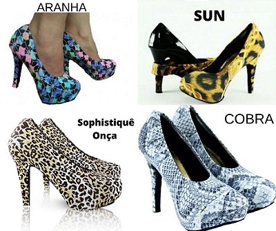 Capa para Sapato Meia Pata ESTAMPAS Variadas