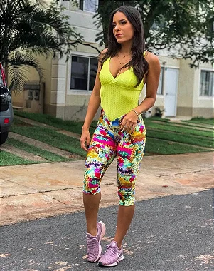 Macacão Legging Neon Rio