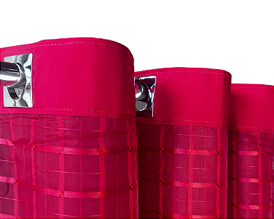 Cortina Block Luz Vermelho 2,80 x 1,80