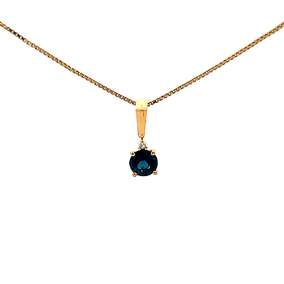 Pingente de Turmalina e Ouro Amarelo 18k (P13929)
