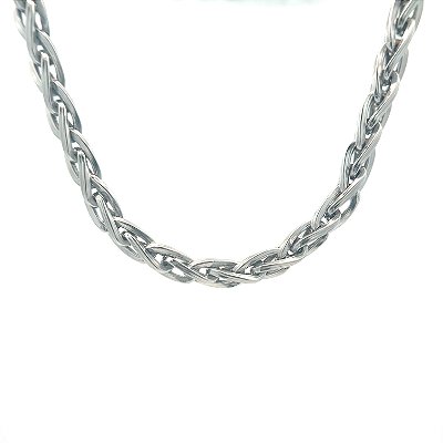 Corrente de Ouro Branco 18k (C174)