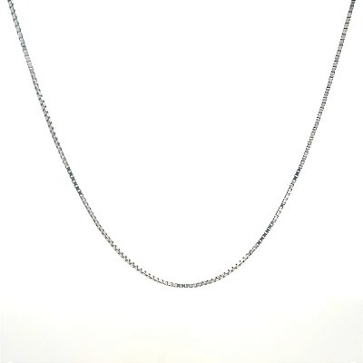 Corrente de Ouro Branco 18k (C123)