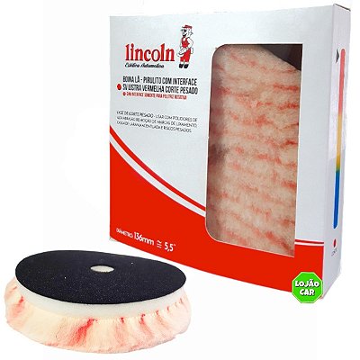 Boina 5,5 Lã Pirulito Com Interface Corte Pesado Rotativa Lincoln