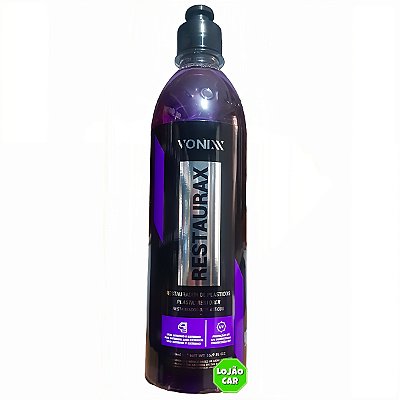 Restaurax 500ml Restaurador De Plasticos Externos Vonixx