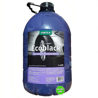 Ecoblack 5 Litros Vintex Finalizador Para Caixa De Rodas