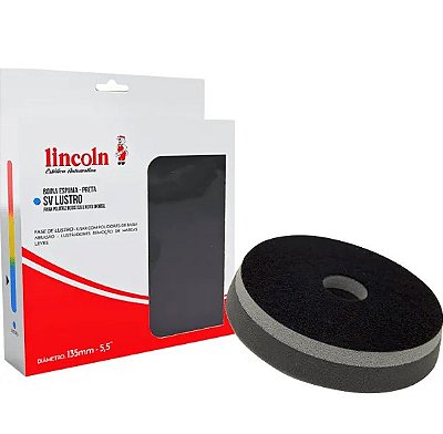 Boina 5,5 Espuma Preta Lustro Lincoln