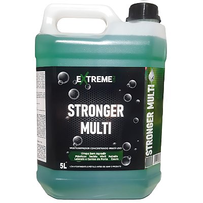 Limpeza Interior do Carro Sem Agredir Stronger Multi Concentrado 5 Litros