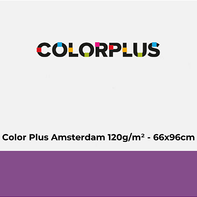 Papel Color Plus Amsterdam 120g/m² 66x96cm - Pacote com 50 folhas