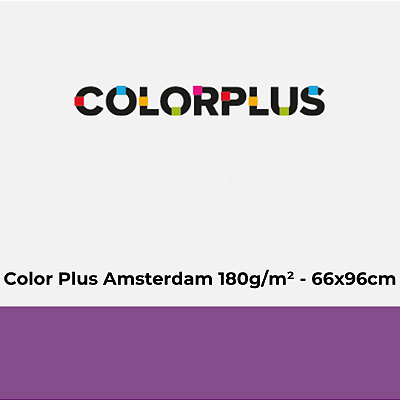 Papel Color Plus Amsterdam 180g/m² 66x96cm - Pacote com 25 folhas