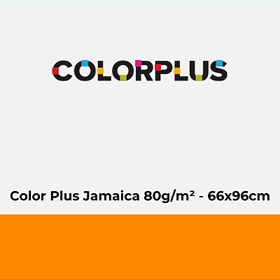 Papel Color Plus Jamaica 80g/m² 66x96cm - Pacote com 50 folhas
