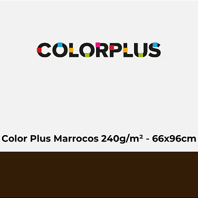 Papel Color Plus Marrocos 240g/m² 66x96cm - Pacote com 25 folhas
