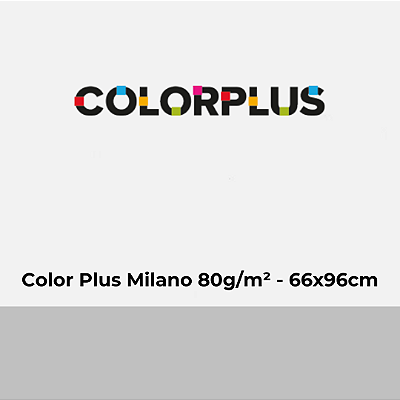 Papel Color Plus Milano 80g/m² 66x96cm - Pacote com 50 folhas