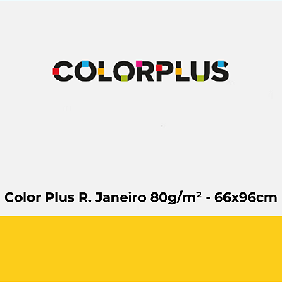 Papel Color Plus Rio de Janeiro 80g/m² 66x96cm - Pacote com 50 folhas