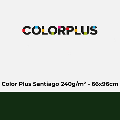 Papel Color Plus Santiago 240g/m² 66x96cm - Pacote com 25 folhas