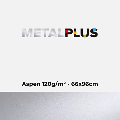Papel Aspen 120g/m² 66x96cm - Pacote com 50 folhas