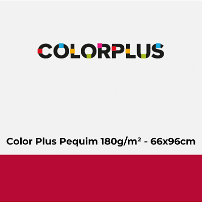 Papel Color Plus Pequim 180g/m² 66x96cm - Pacote com 25 folhas