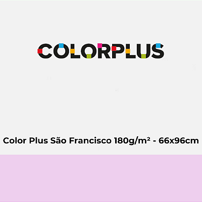Papel Color Plus São Francisco 180g/m² 66x96cm - Pacote com 25 folhas