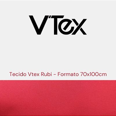 Tecido Vtex Rubi Formato 70x100cm - Pacote com 10 folhas