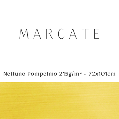 Papel Marcate Nettuno Pompelmo 215g/m² Tamanho 72x101cm - Pacote com 50 folhas