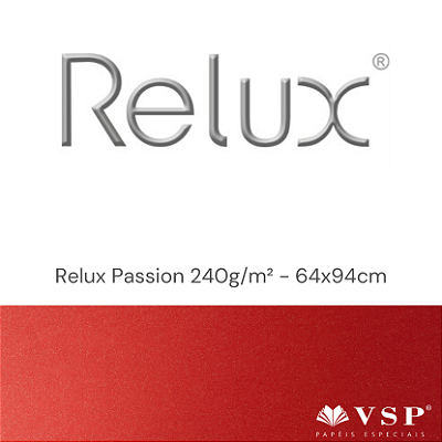 Papel Relux Passion 240g/m² Tamanho 64x94cm - Pacote com 10 folhas