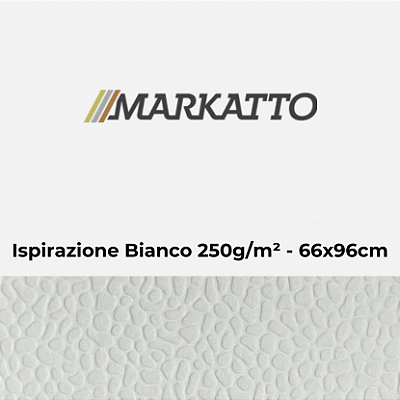 Papel Markatto Ispirazione Bianco 250g/m² 66x96cm - Pacote com 25 folhas