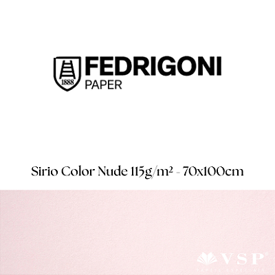 Papel Sirio Color Nude 115g/m² Tamanho 70x100cm - Pacote com 50 folhas