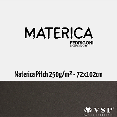 Papel Materica Pitch 250g/m² Tamanho 72x102cm - Pacote com 25 folhas
