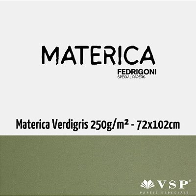 Papel Materica Verdigris 250g/m² Tamanho 72x102cm - Pacote com 25 folhas