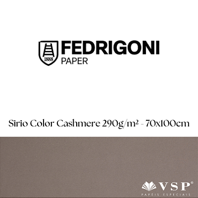 Papel Sirio Color Cashmere 290g/m² Tamanho 70x100cm - Pacote com 25 folhas
