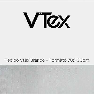 Tecido Vtex Branco Formato 70x100cm - Pacote com 10 folhas