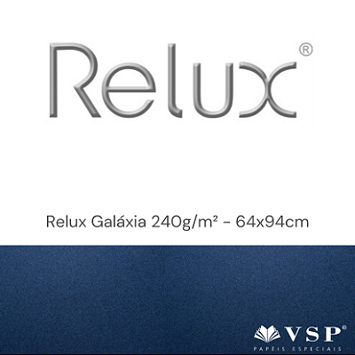 Papel Relux Galáxia 240g/m² Tamanho 64x94cm - Pacote com 10 folhas