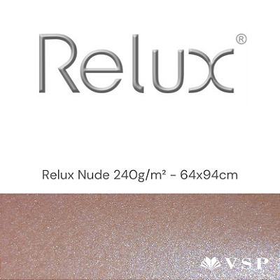 Papel Relux Nude 240g/m² Tamanho 64x94cm - Pacote com 10 folhas