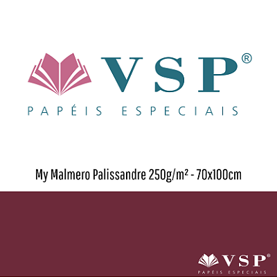 Papel Marsala Palissandre 250g/m² 70x100cm - Pacote com 25 folhas