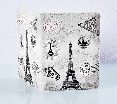 Capa de passaporte Paris - cód.055