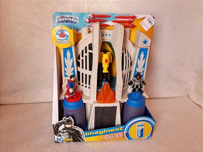 Imaginext, DC super friends, sala de justiça, novo, na caixa lacrada