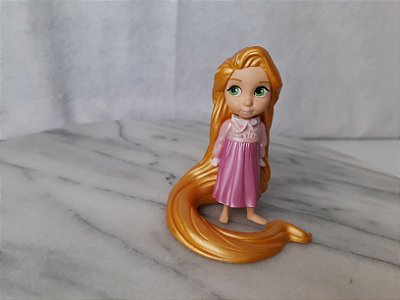 Miniatura Disney animators  de jovem Rapunzel do Enrolados, 8 cm