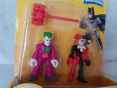 Imaginext DC super friends Coringa e Harley Quinn, embalagem lacrada