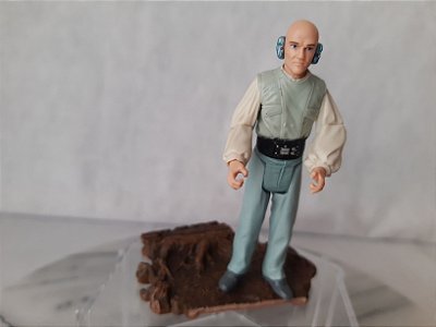 Boneco Star Wars original trilogy collection Lobot sem acessórios hasbro