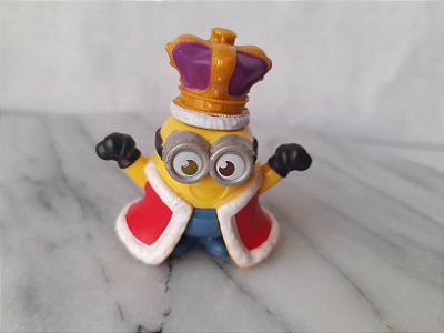 Minion número 7 king Bob , coleção McDonald's 6 cm usado